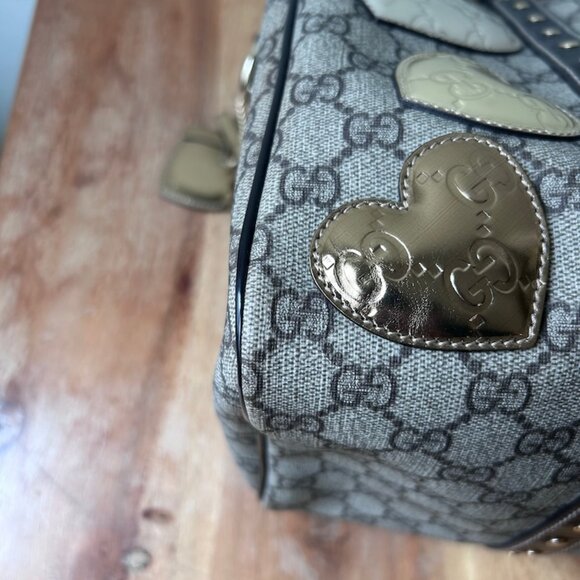 Gucci CANVAS Vintage Boston Joy Brown - Picture 4 of 10